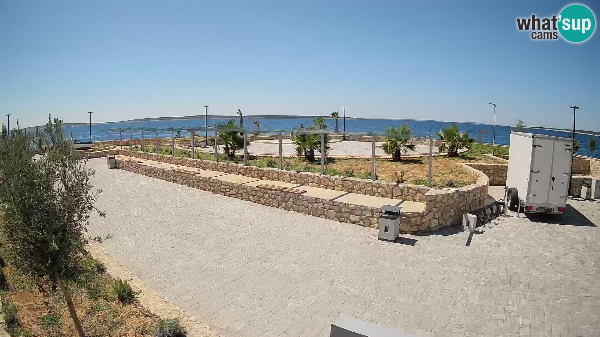 Webcam Mandre – Palco estivo Velika điga | Isola di Pag