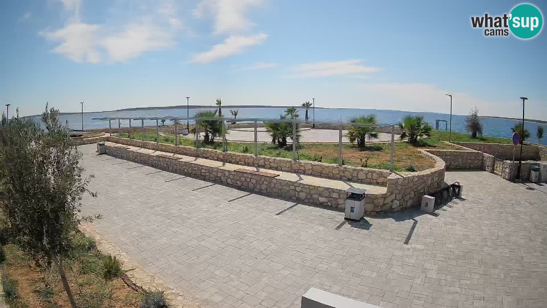 Webcam Mandre – Escenario de verano Velika điga | Isla de Pag