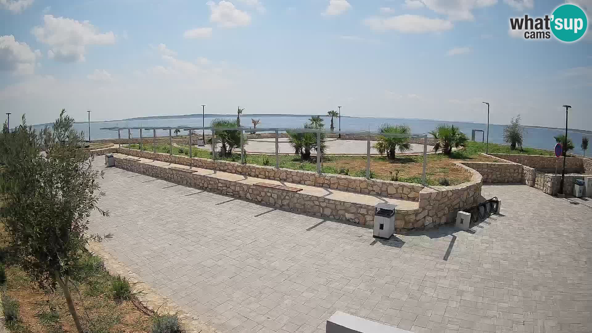 Webcam Mandre – Escenario de verano Velika điga | Isla de Pag