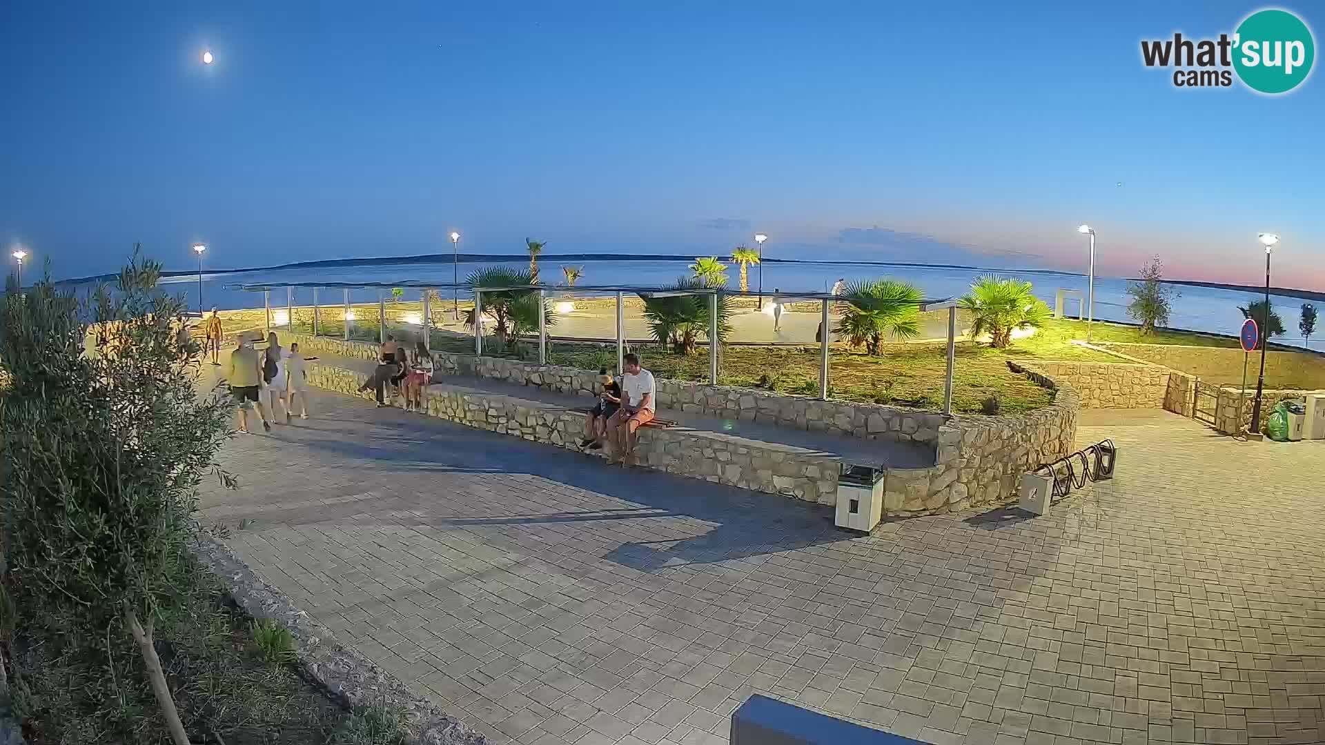 Webcam Mandre – Escenario de verano Velika điga | Isla de Pag