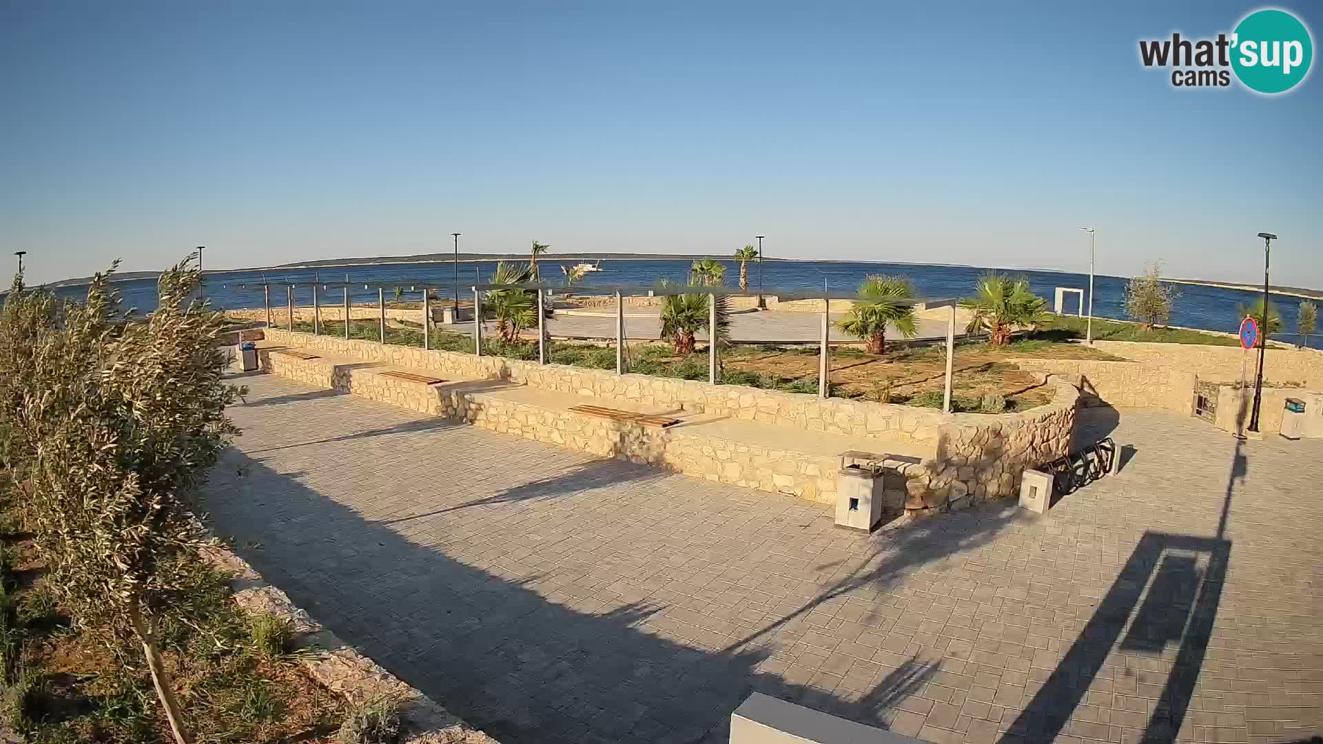 Webcam Mandre – Palco estivo Velika điga | Isola di Pag