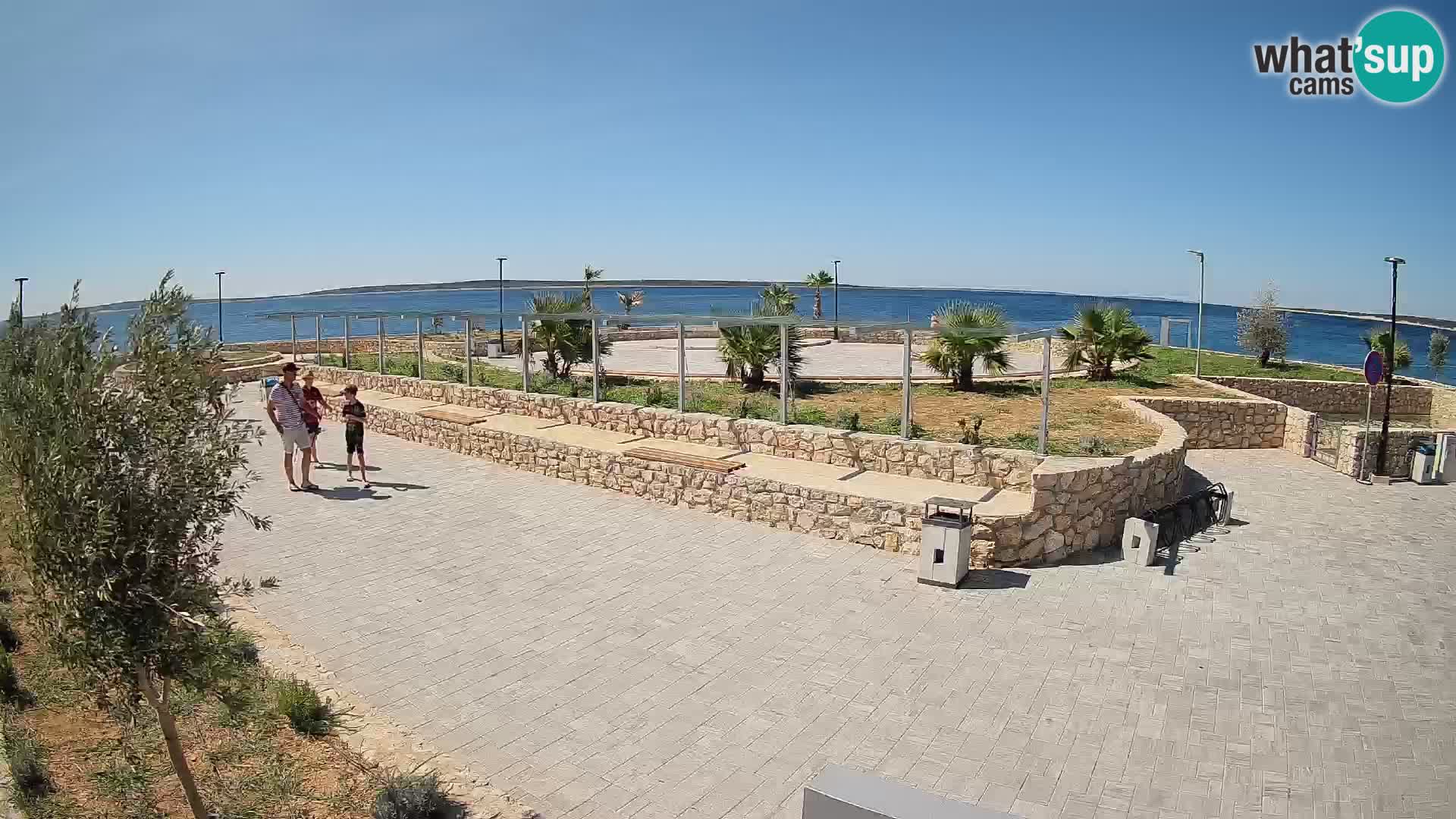 Webcam Mandre – Scène estivale Velika điga | Île de Pag
