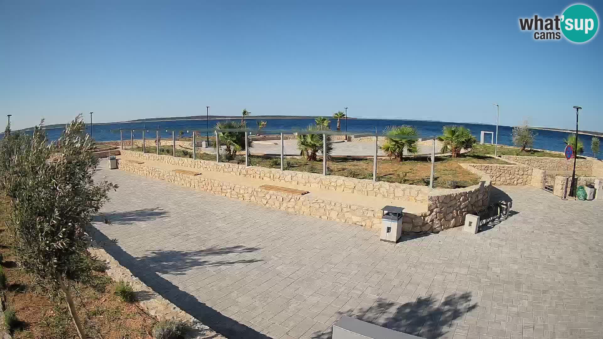 Mandre Summer Stage Webcam – Velika điga | Pag Island