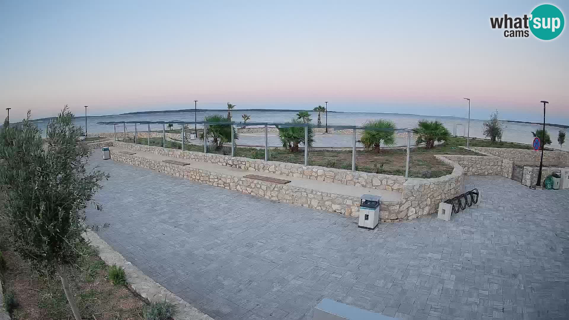 Webcam Mandre – Escenario de verano Velika điga | Isla de Pag