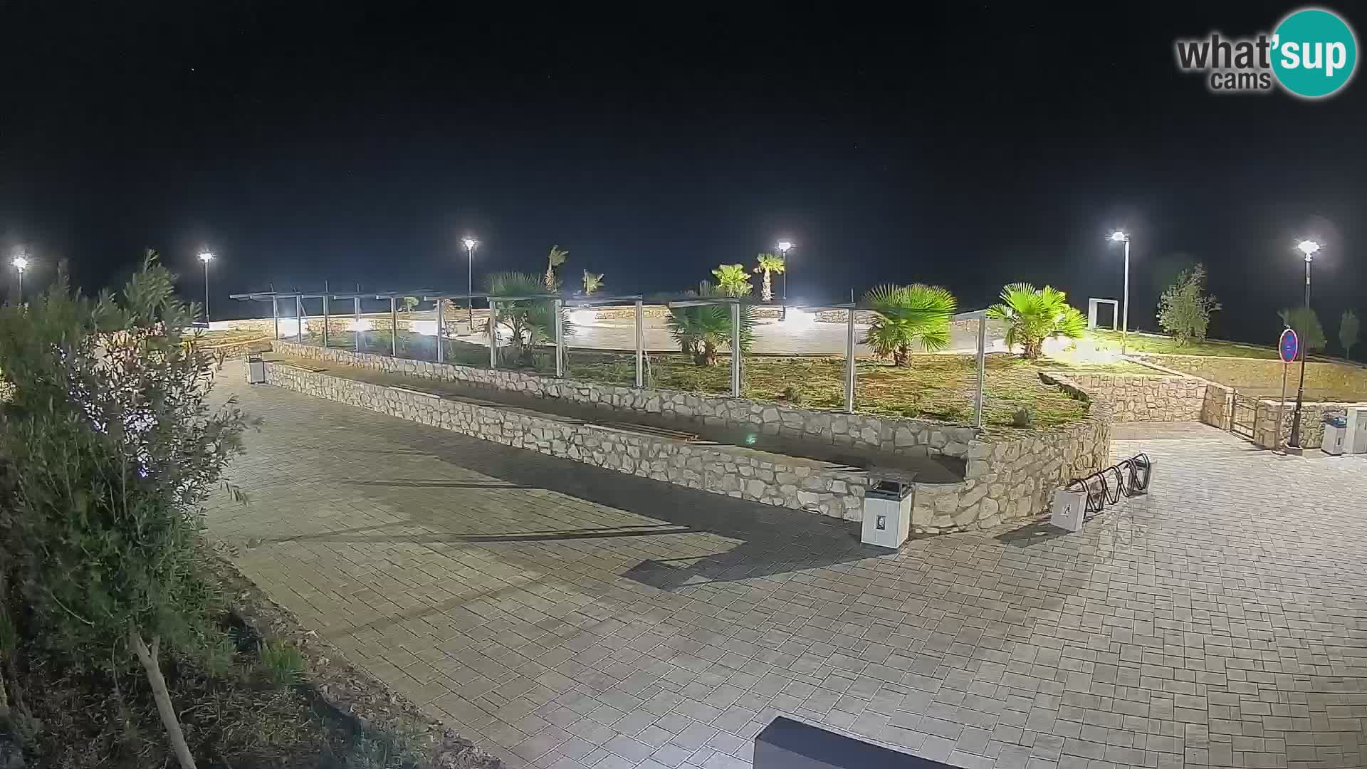 Webcam Mandre – Scène estivale Velika điga | Île de Pag
