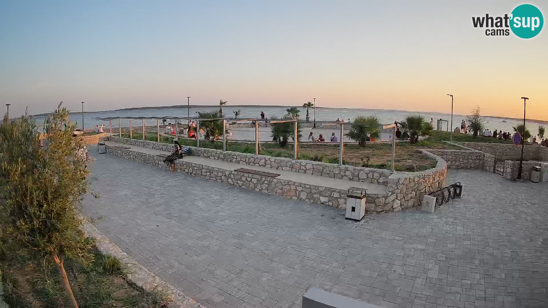 Webcam Mandre – Escenario de verano Velika điga | Isla de Pag