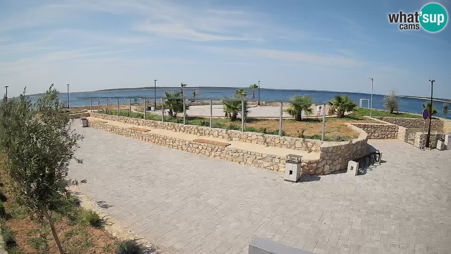 Webcam Mandre – Scène estivale Velika điga | Île de Pag