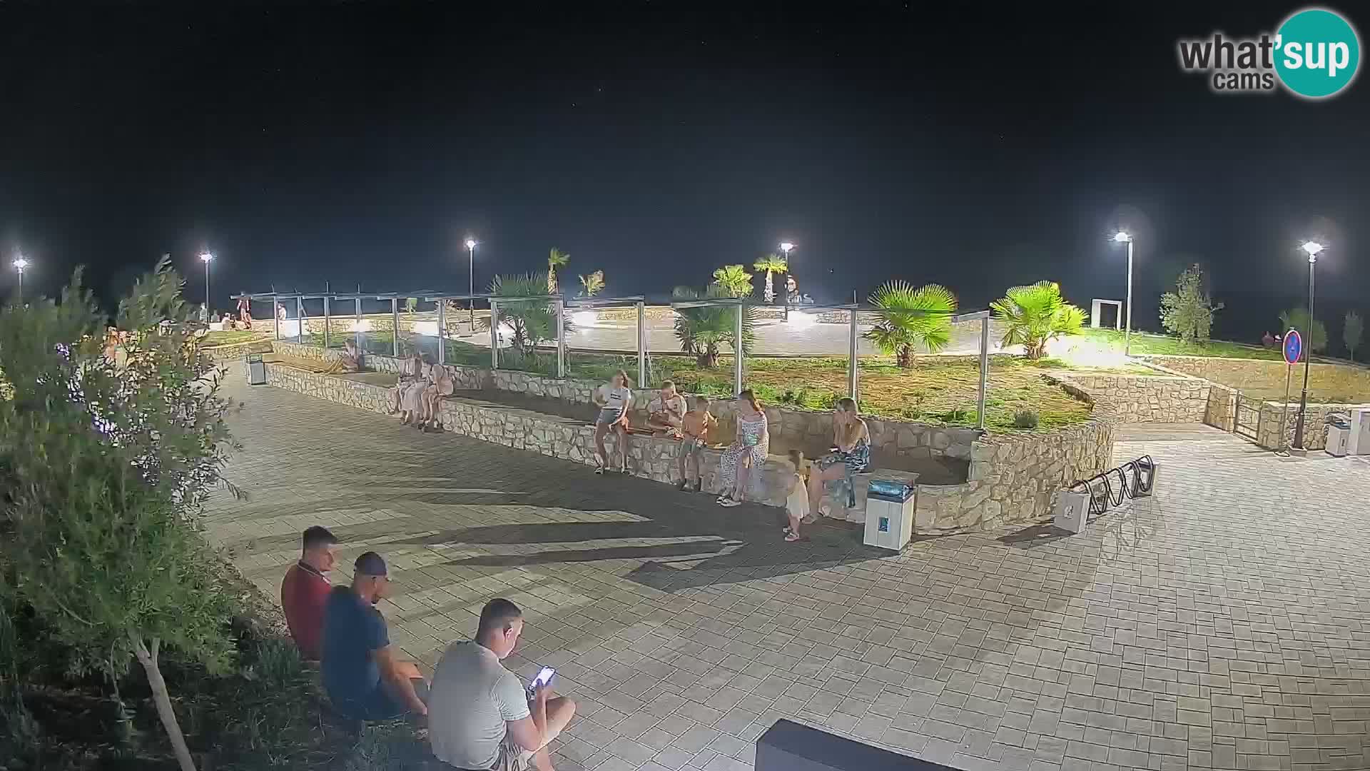 Webcam Mandre – Escenario de verano Velika điga | Isla de Pag