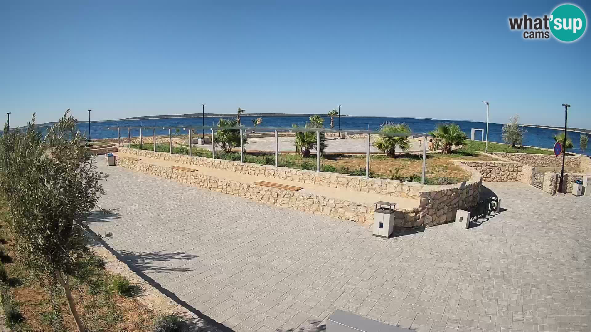 Webcam Mandre – Scène estivale Velika điga | Île de Pag