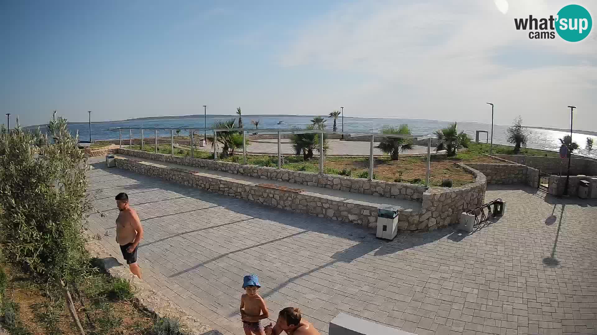 Webcam Mandre – Scène estivale Velika điga | Île de Pag