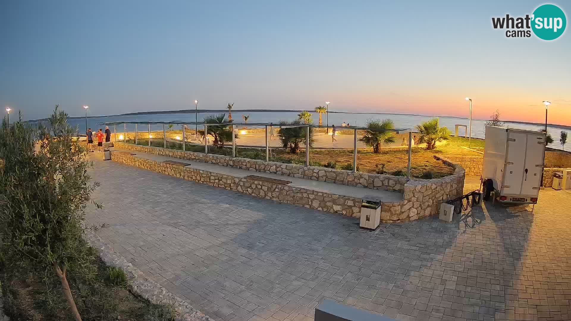 Webcam Mandre – Escenario de verano Velika điga | Isla de Pag