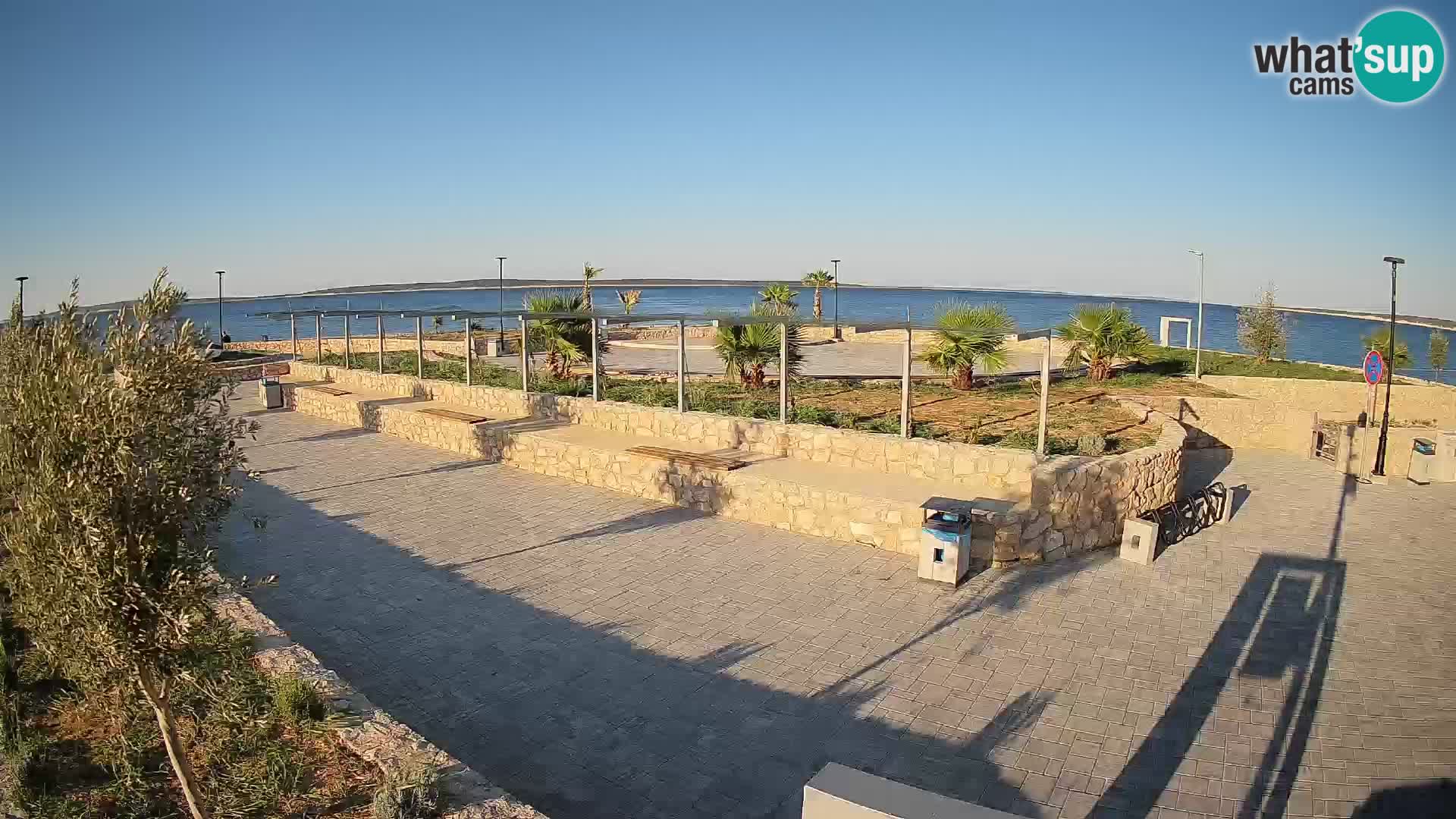 Mandre Summer Stage Webcam – Velika điga | Pag Island