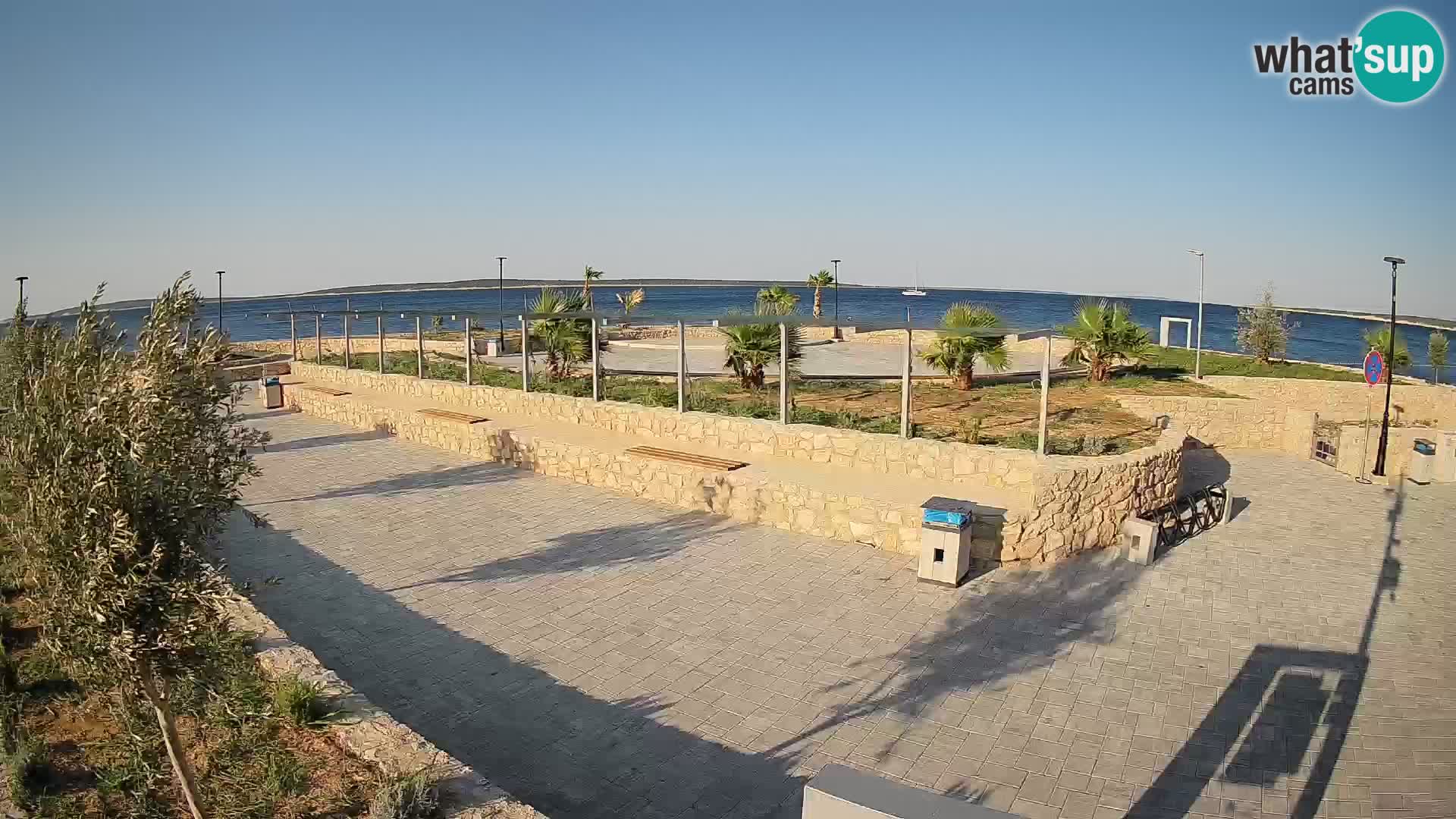 Webcam Mandre – Scène estivale Velika điga | Île de Pag