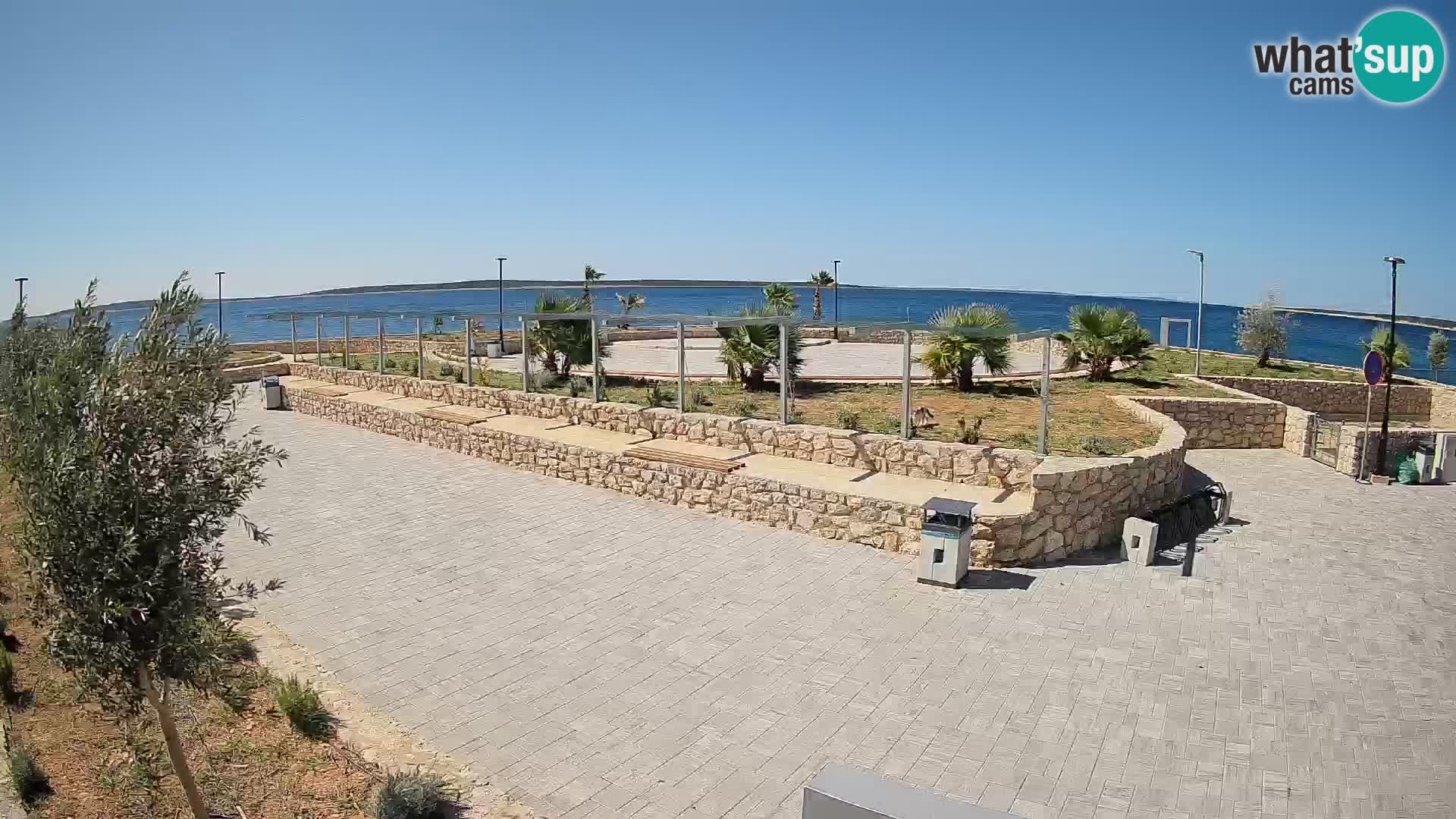 Mandre Summer Stage Webcam – Velika điga | Pag Island