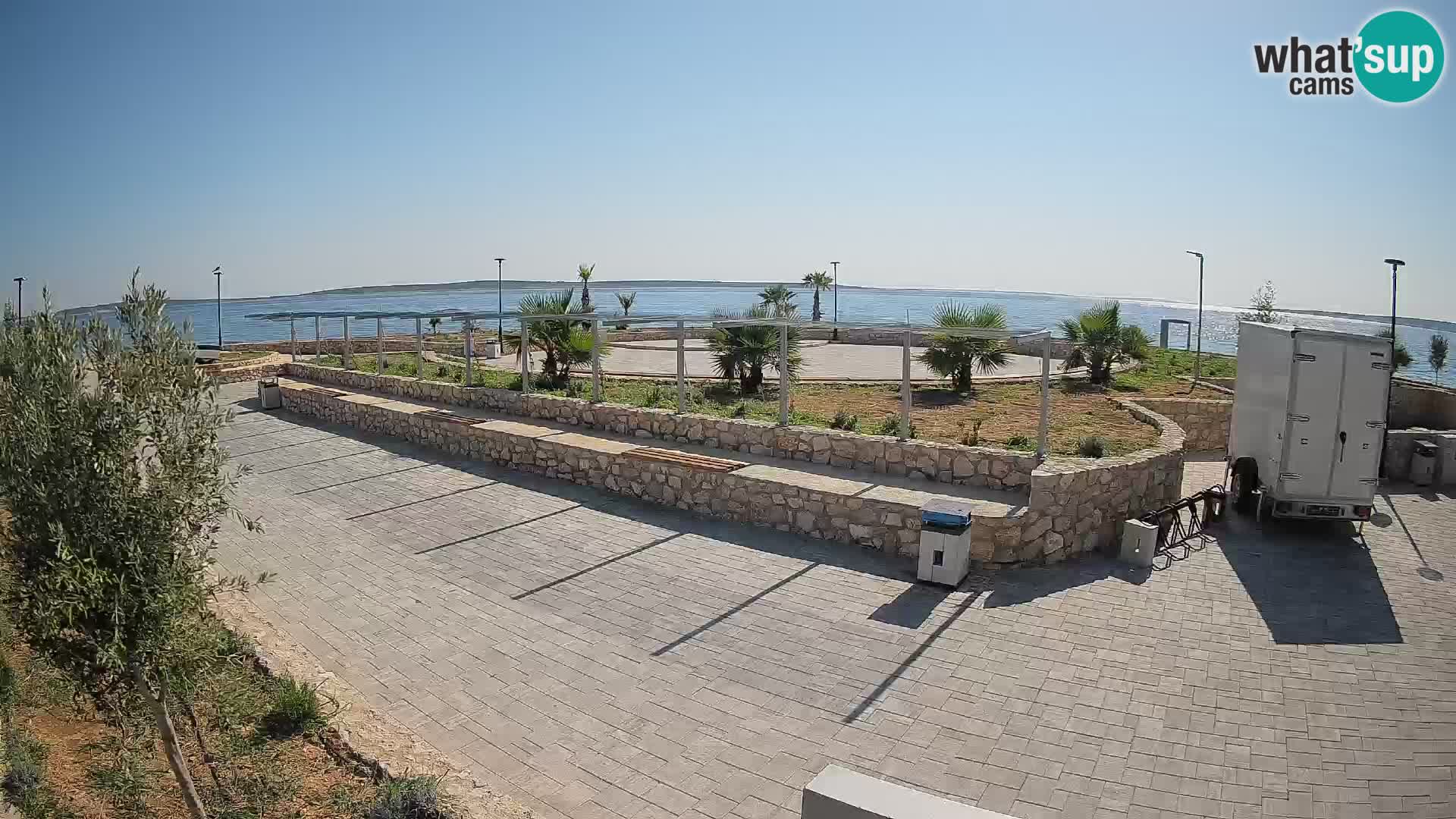 Webcam Mandre – Scène estivale Velika điga | Île de Pag