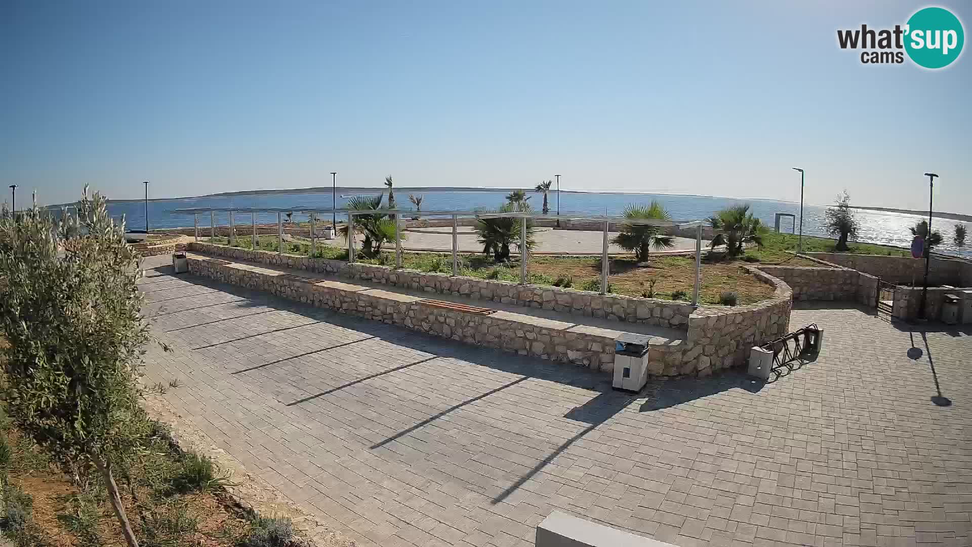 Webcam Mandre – Escenario de verano Velika điga | Isla de Pag