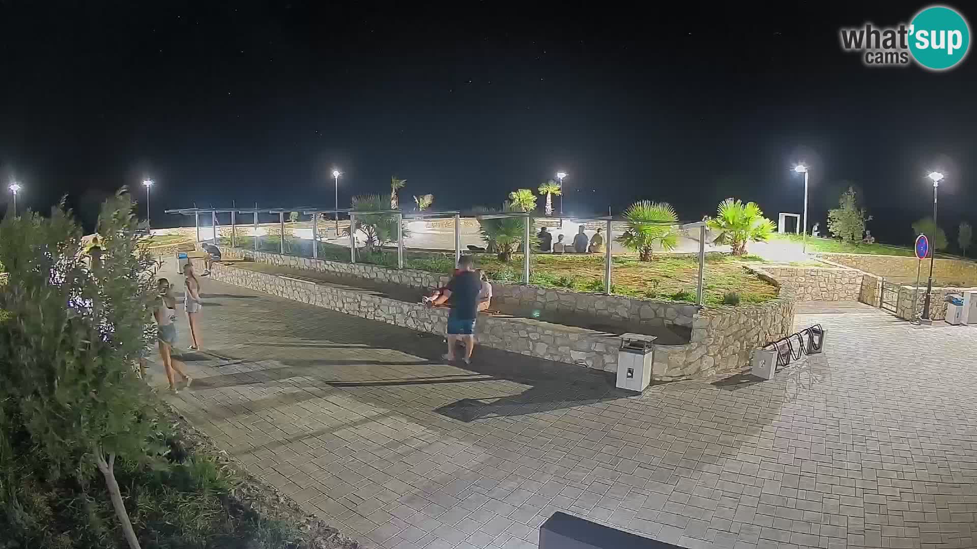 Webcam Mandre – Scène estivale Velika điga | Île de Pag
