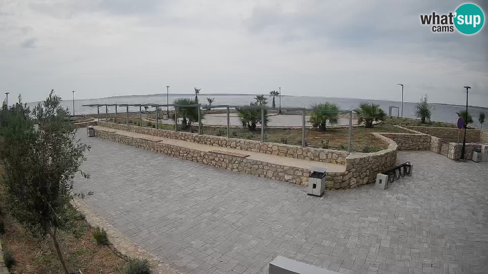 Webcam Mandre – Escenario de verano Velika điga | Isla de Pag