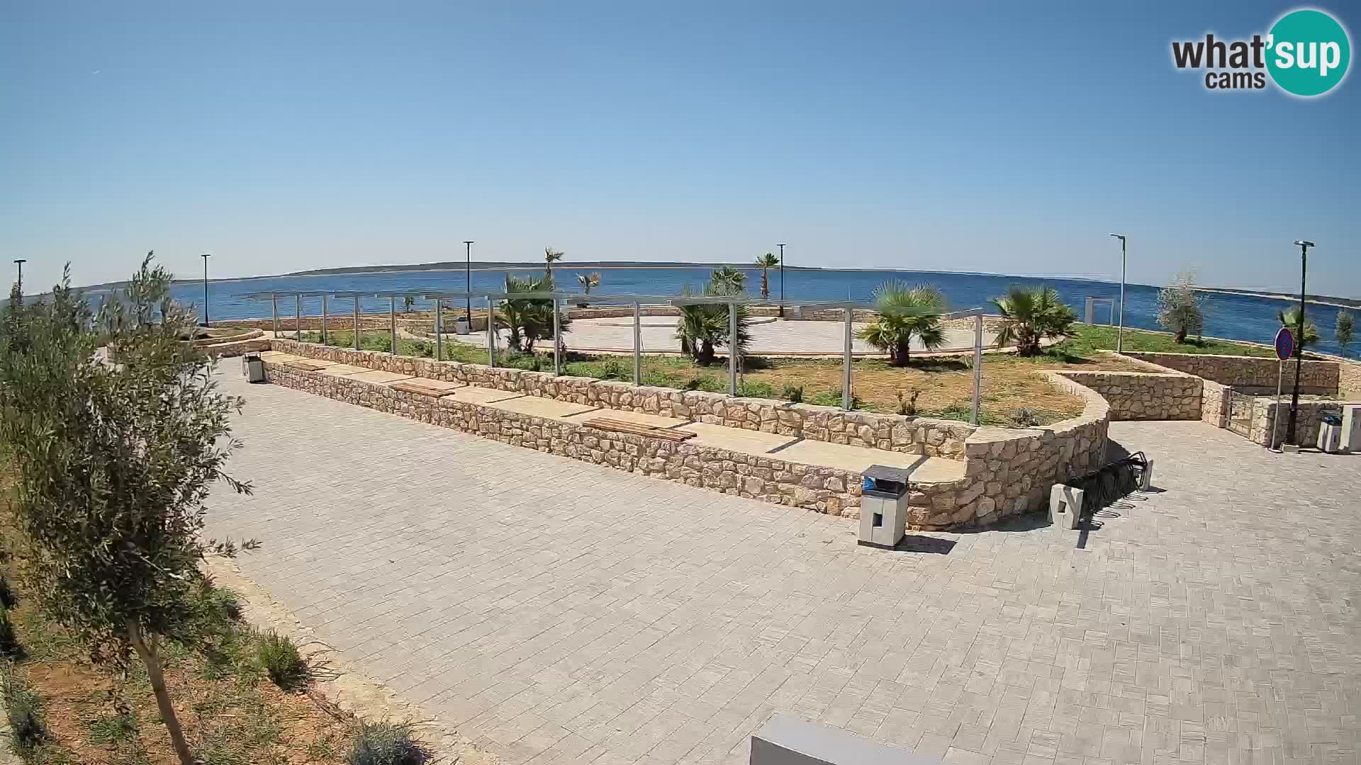 Webcam Mandre – Escenario de verano Velika điga | Isla de Pag