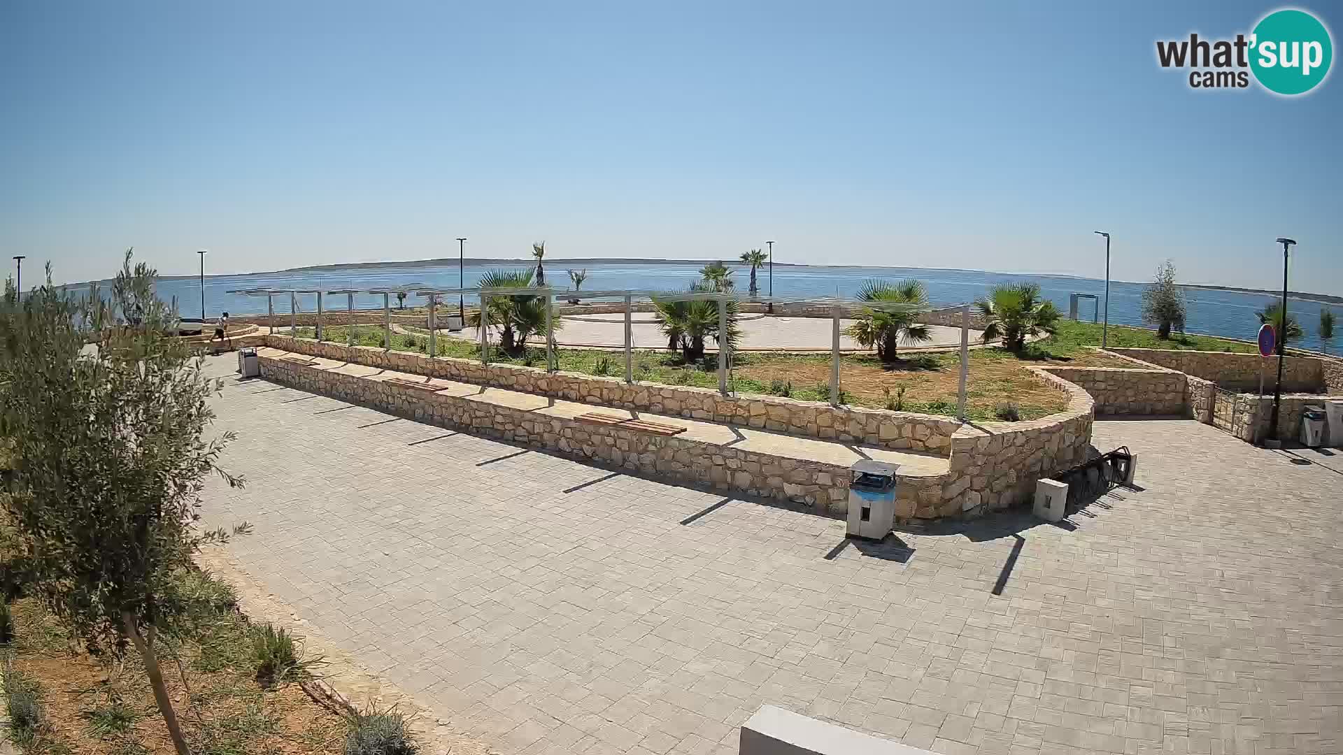 Webcam Mandre – Escenario de verano Velika điga | Isla de Pag
