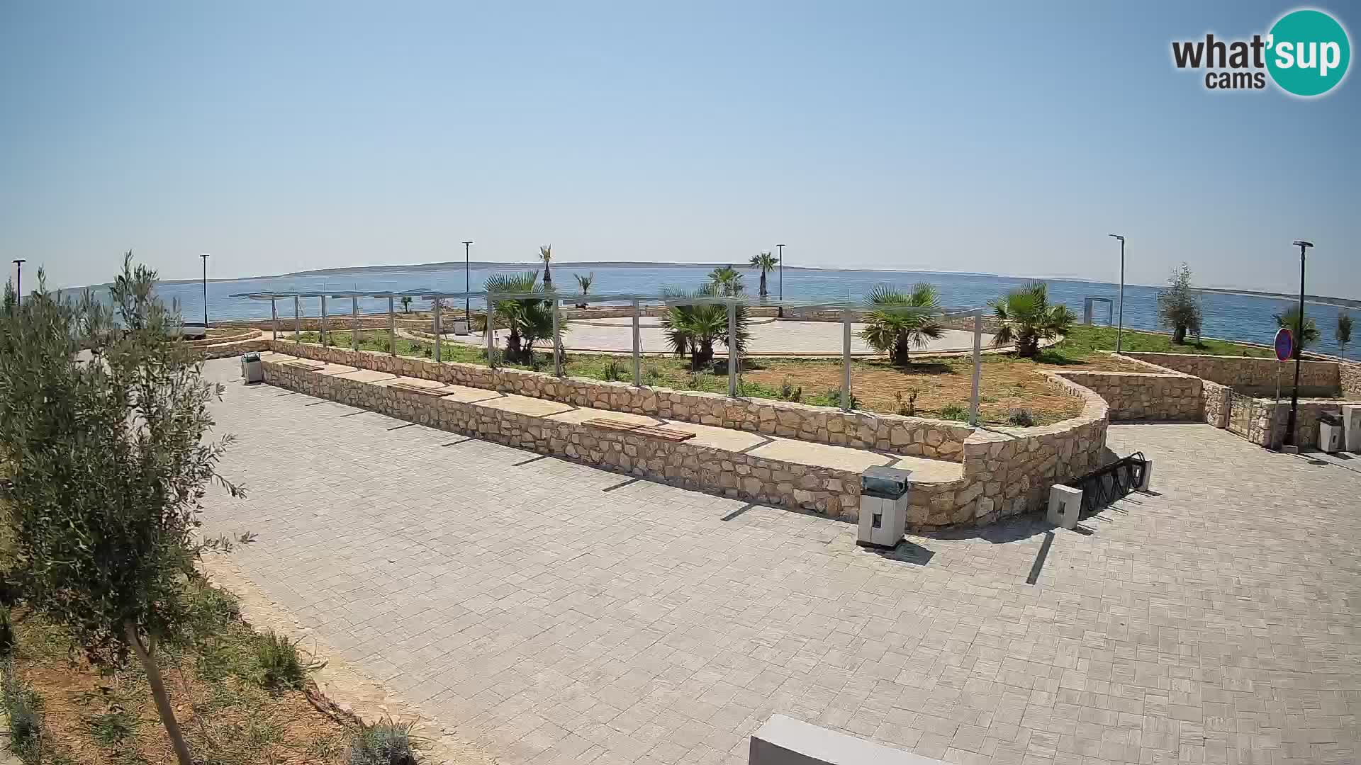 Webcam Mandre – Escenario de verano Velika điga | Isla de Pag