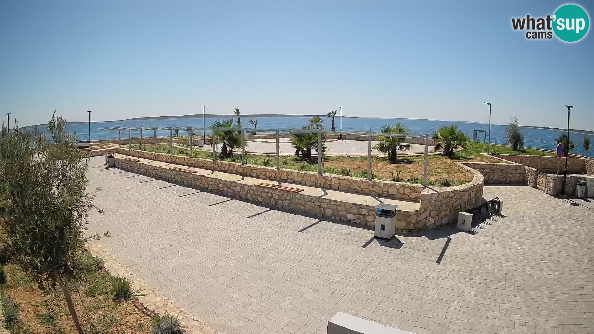 Mandre Summer Stage Webcam – Velika điga | Pag Island