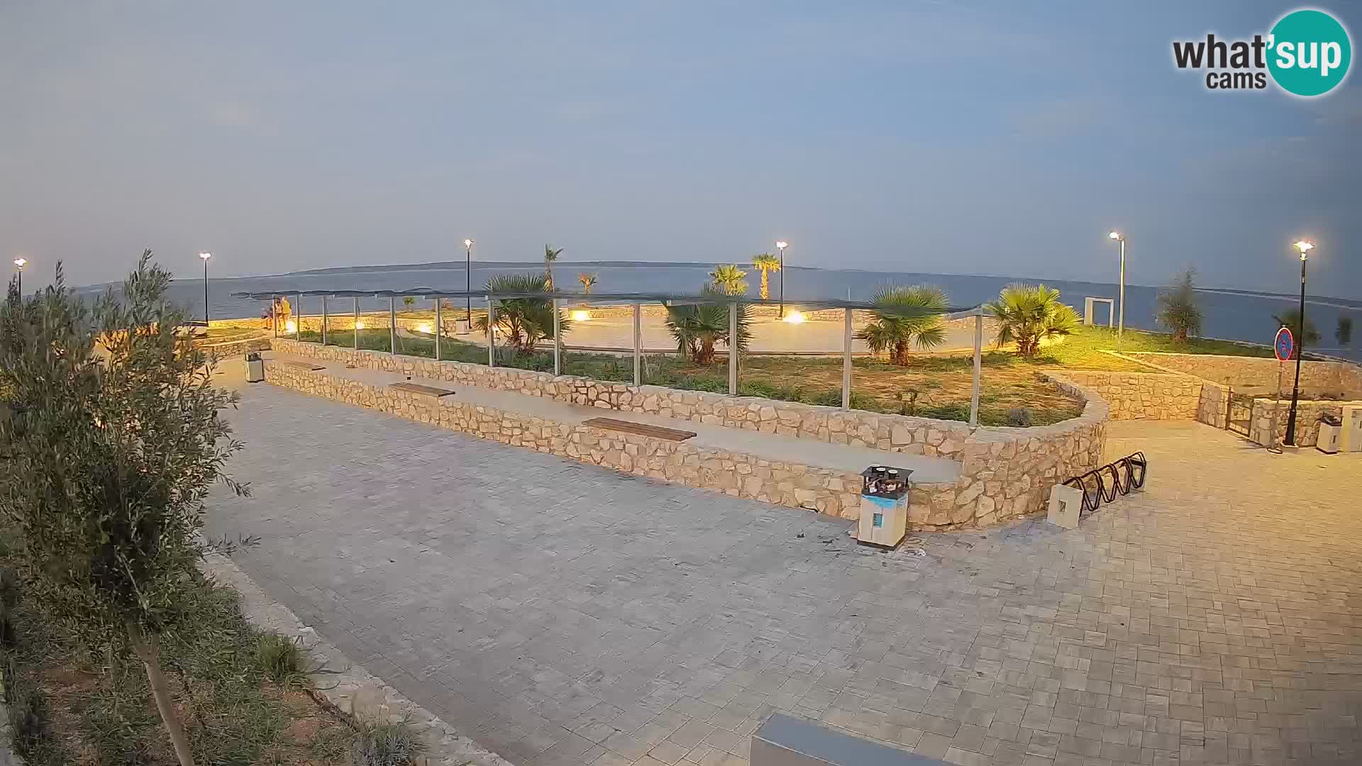 Webcam Mandre – Scène estivale Velika điga | Île de Pag