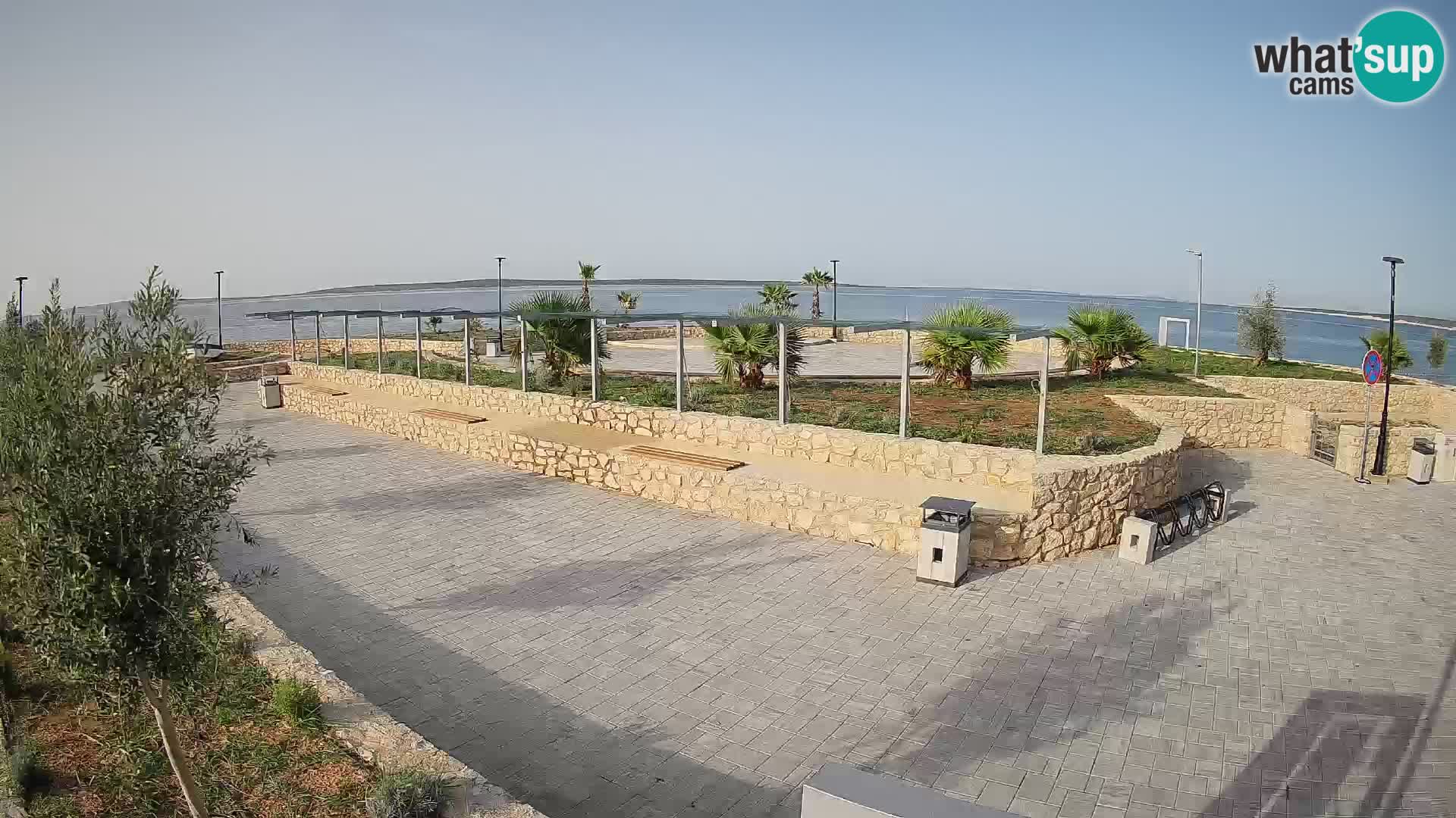 Webcam Mandre – Scène estivale Velika điga | Île de Pag