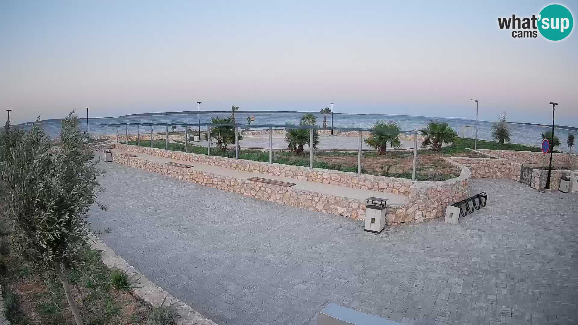 Webcam Mandre – Scène estivale Velika điga | Île de Pag