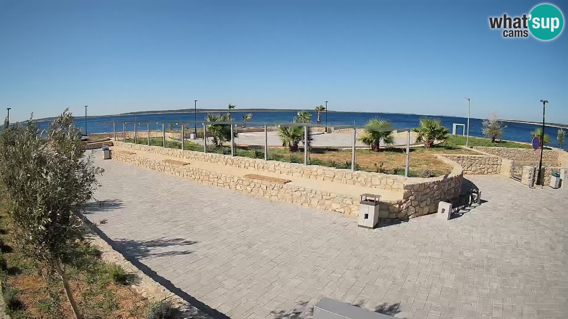 Webcam Mandre – Scène estivale Velika điga | Île de Pag
