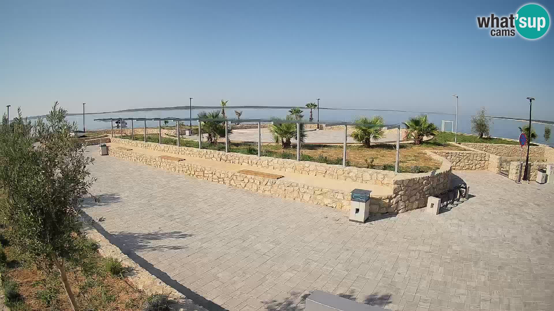 Webcam Mandre – Escenario de verano Velika điga | Isla de Pag
