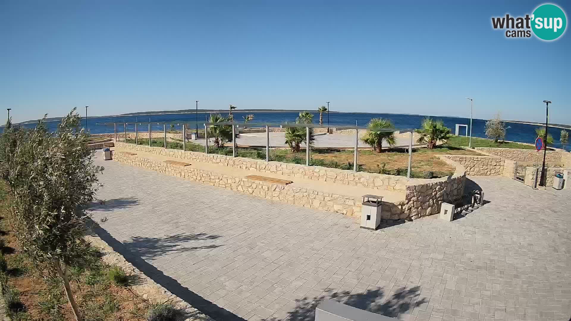 Mandre Summer Stage Webcam – Velika điga | Pag Island