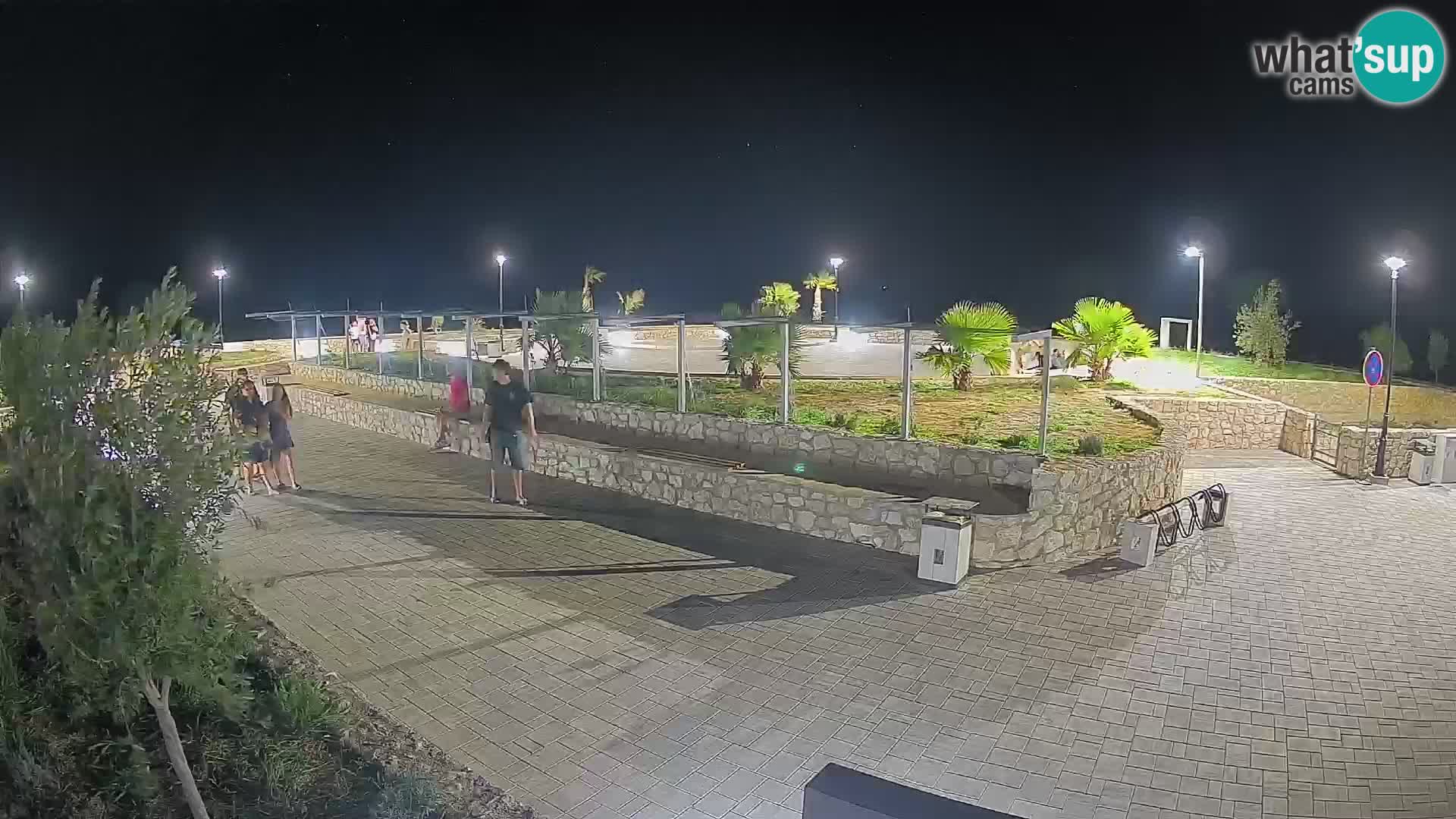 Webcam Mandre – Scène estivale Velika điga | Île de Pag