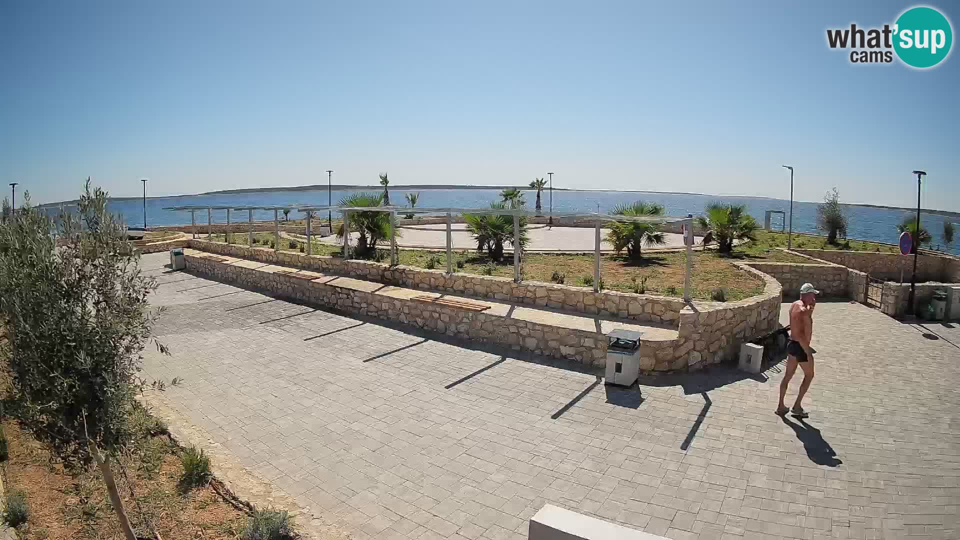 Mandre Summer Stage Webcam – Velika điga | Pag Island