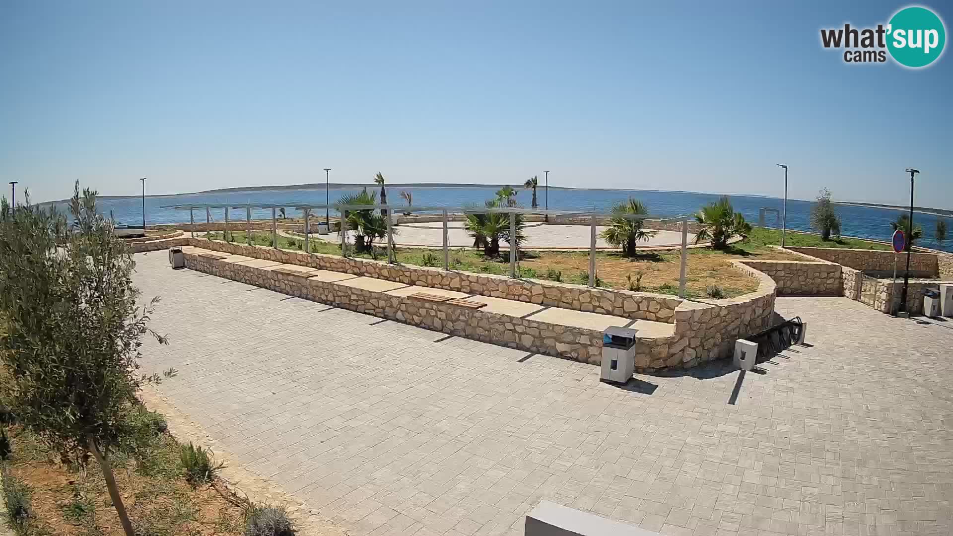 Webcam Mandre – Escenario de verano Velika điga | Isla de Pag