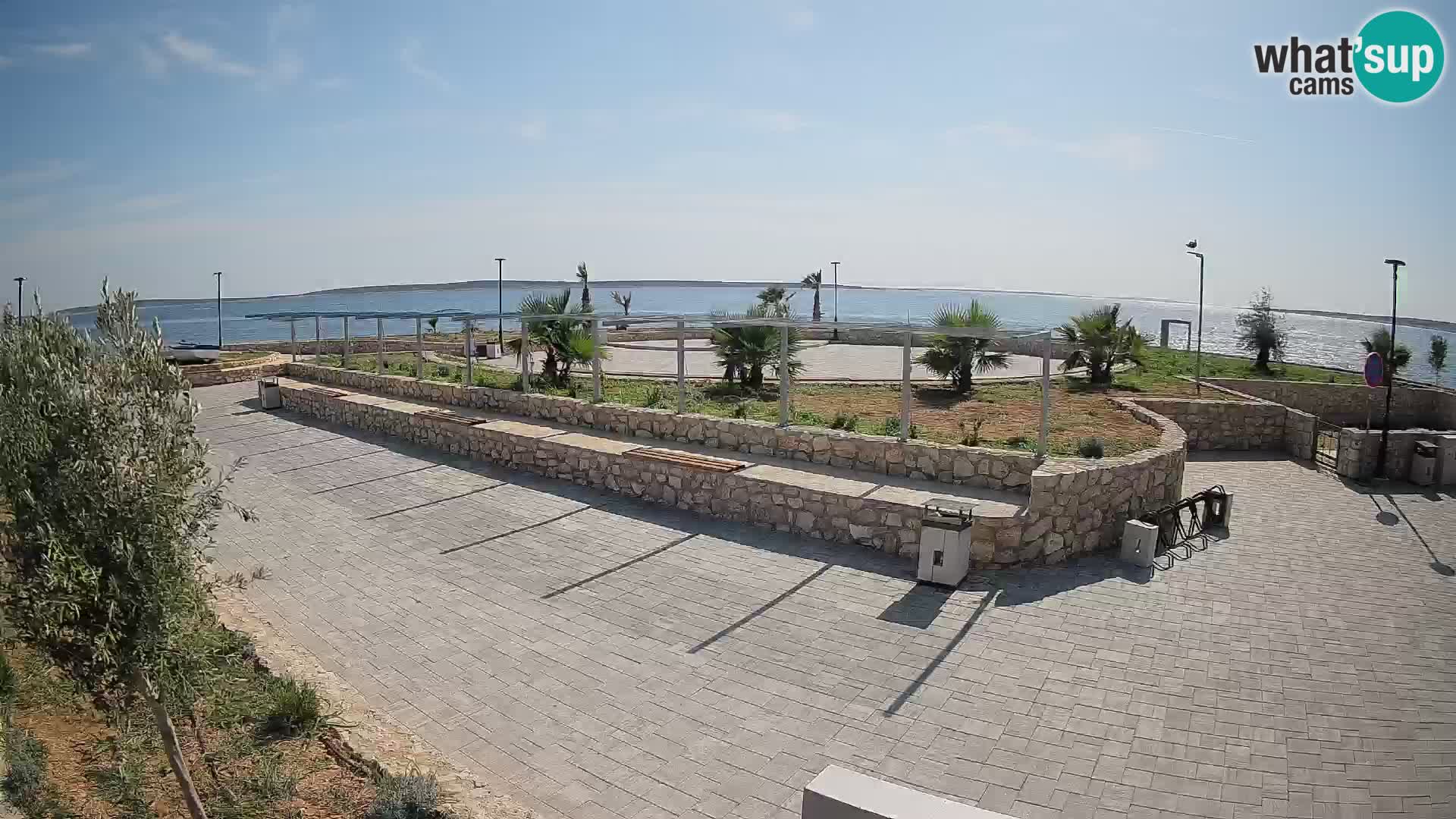 Webcam Mandre – Escenario de verano Velika điga | Isla de Pag