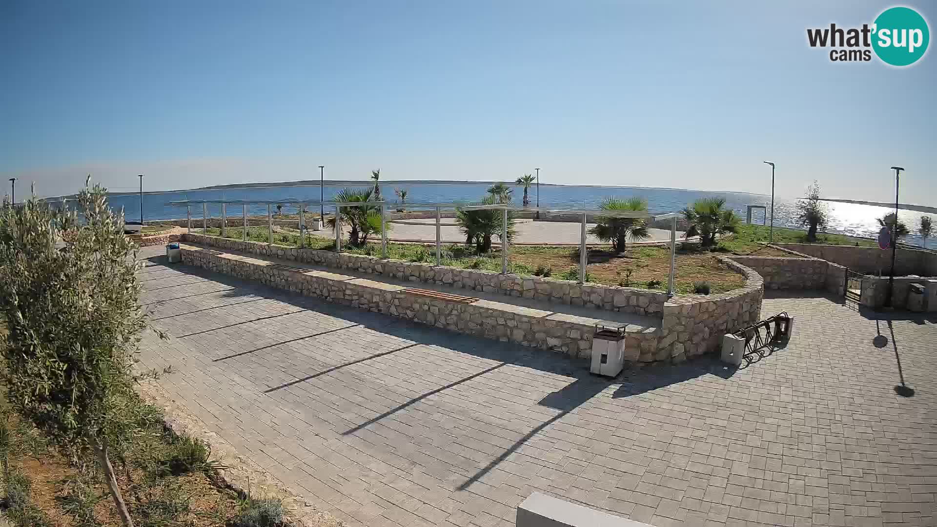 Webcam Mandre – Scène estivale Velika điga | Île de Pag
