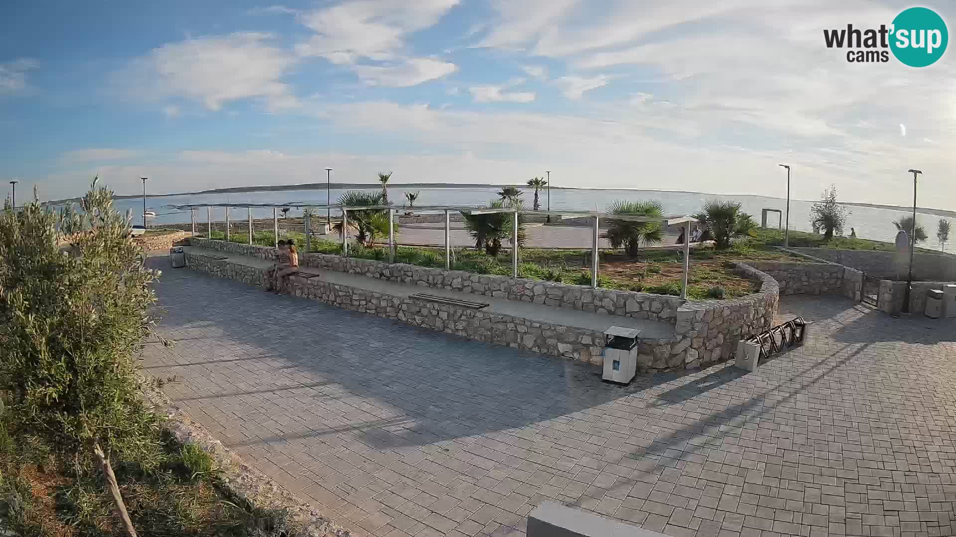 Webcam Mandre – Escenario de verano Velika điga | Isla de Pag