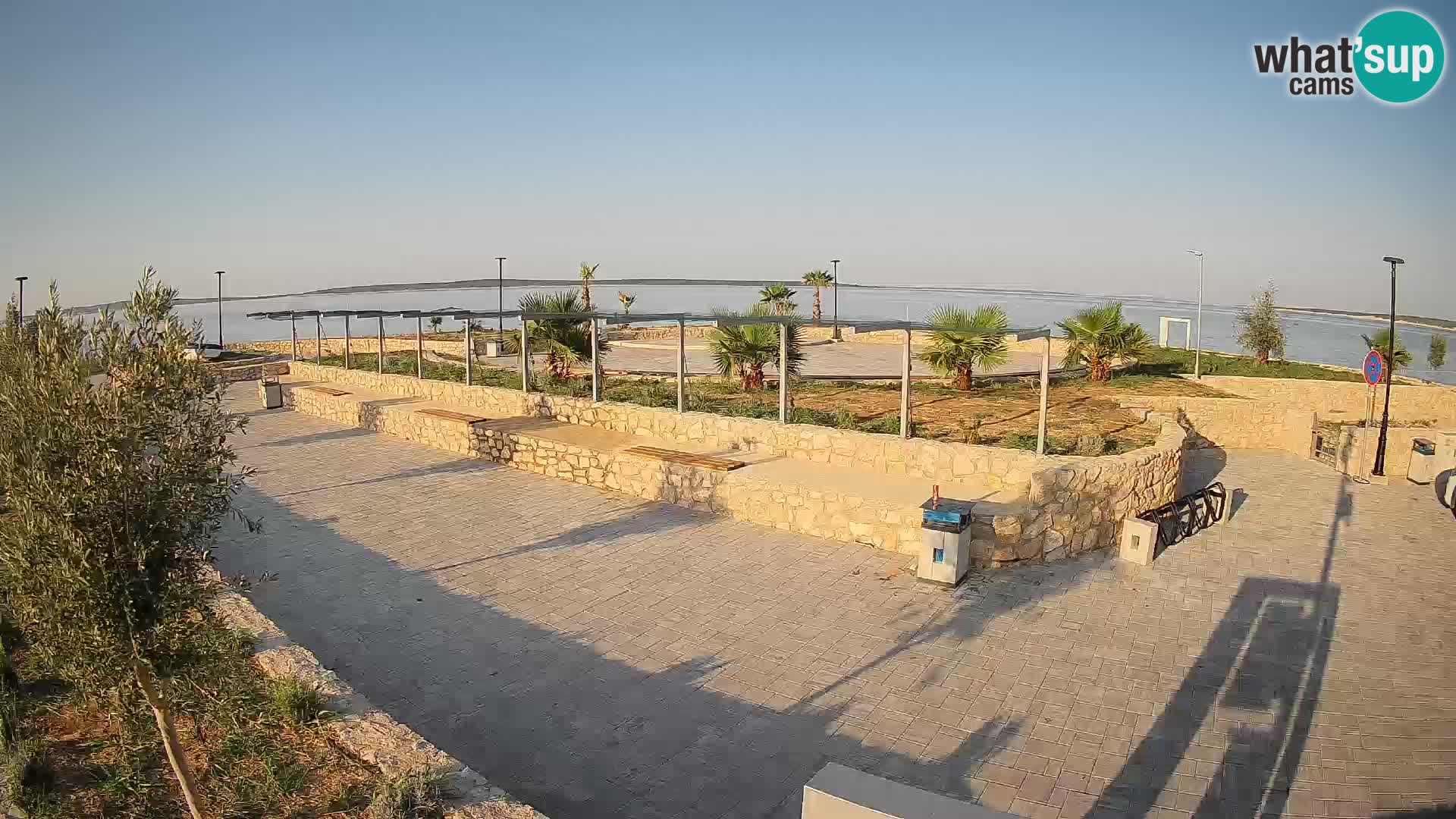 Webcam Mandre – Escenario de verano Velika điga | Isla de Pag