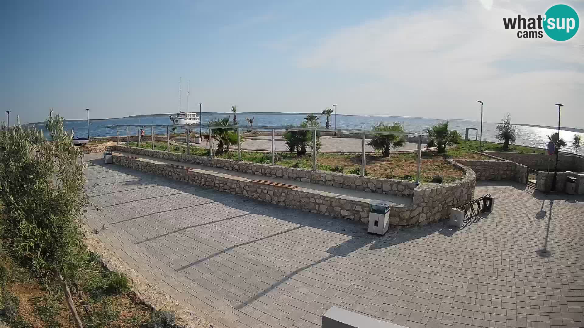 Webcam Mandre – Escenario de verano Velika điga | Isla de Pag