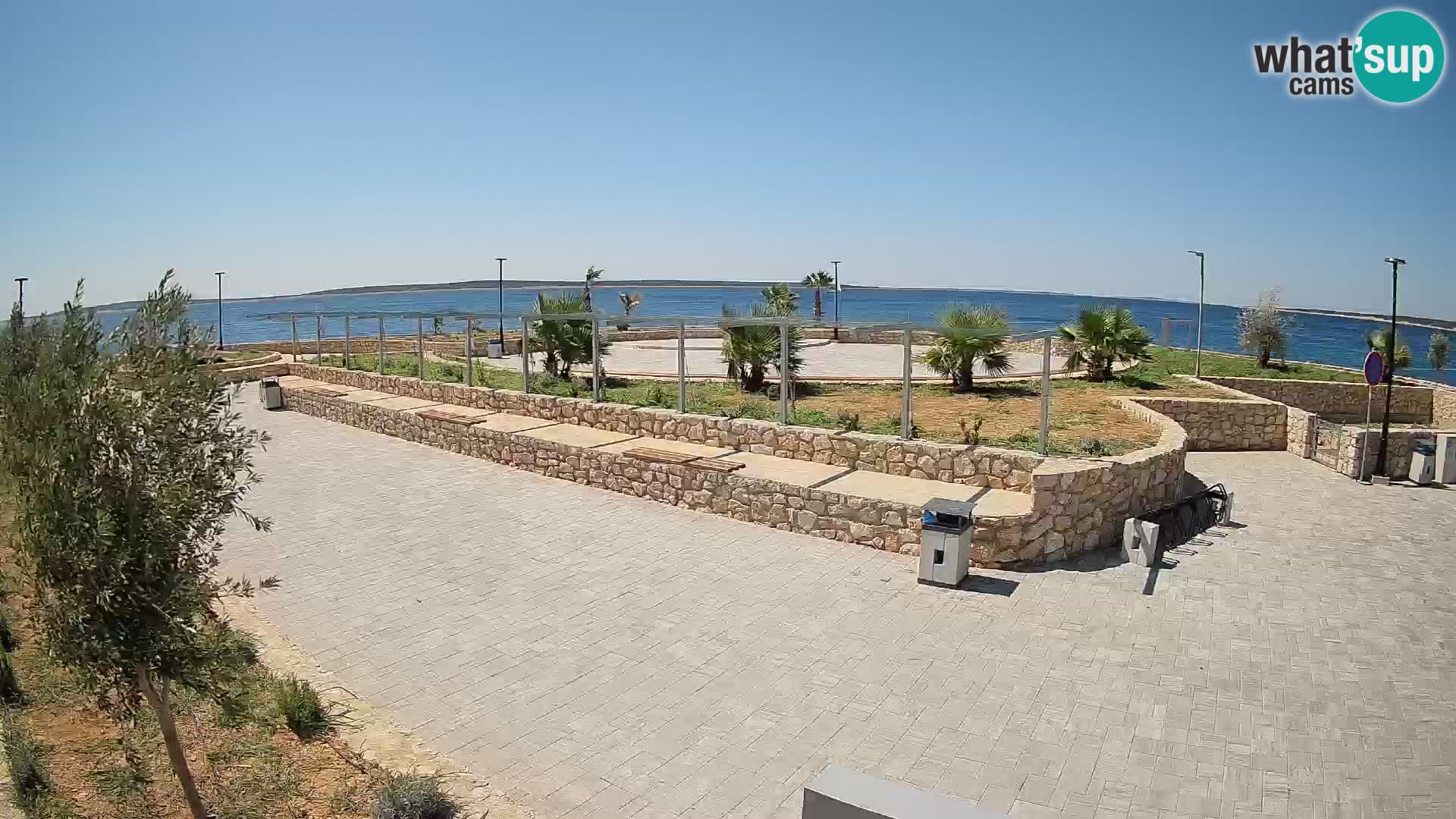 Webcam Mandre – Scène estivale Velika điga | Île de Pag
