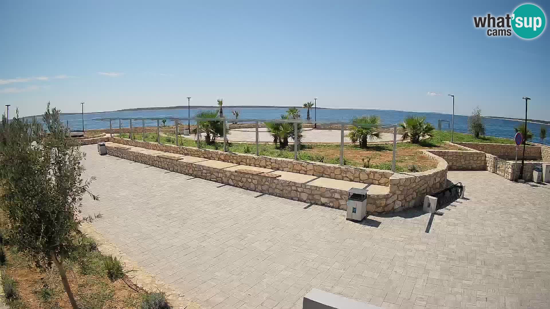 Webcam Mandre – Palco estivo Velika điga | Isola di Pag