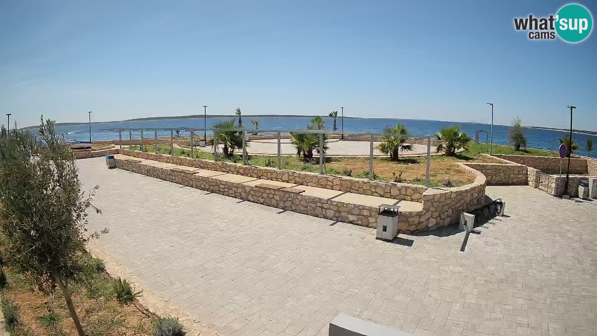Webcam Mandre – Palco estivo Velika điga | Isola di Pag