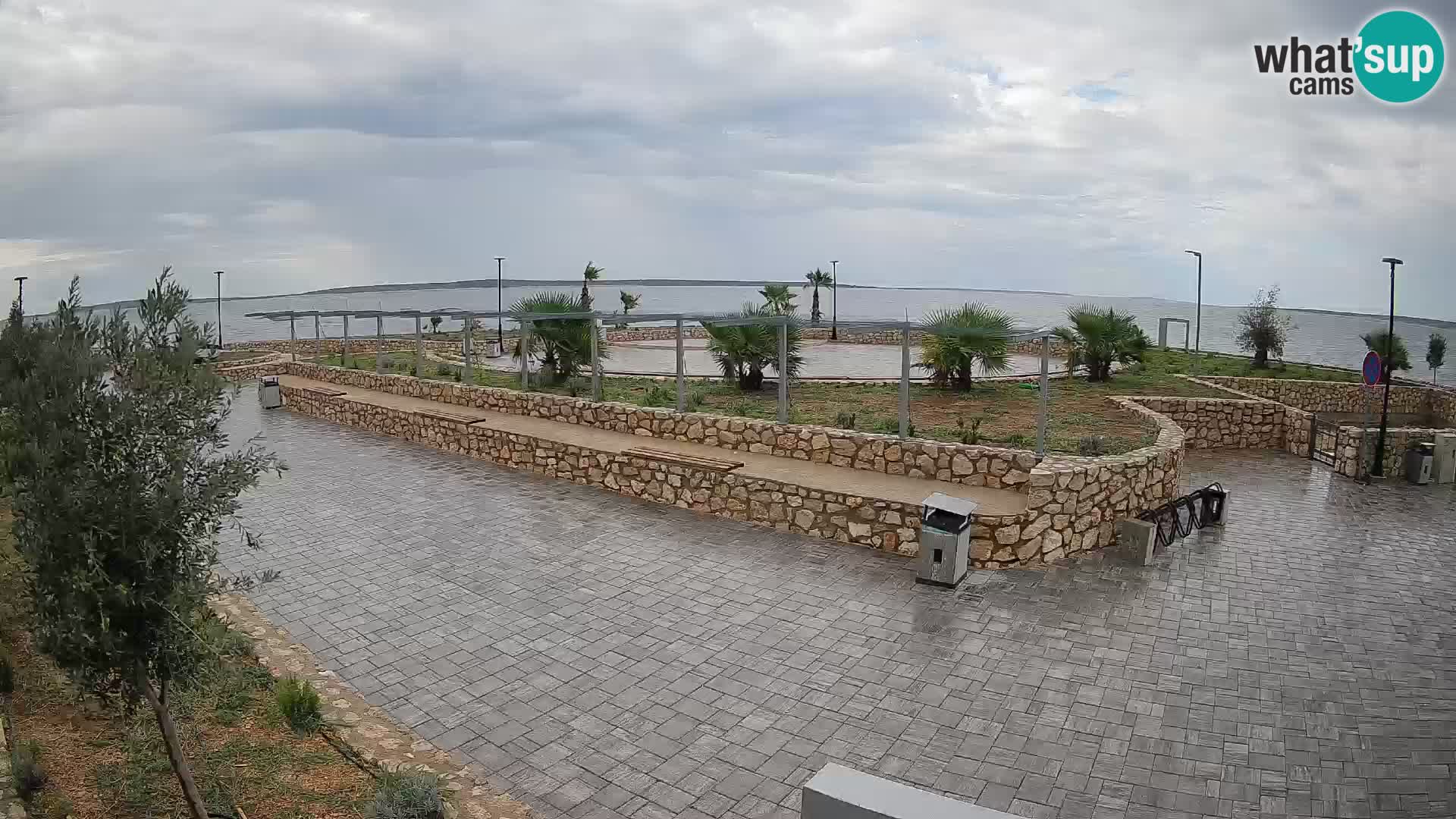 Webcam Mandre – Escenario de verano Velika điga | Isla de Pag