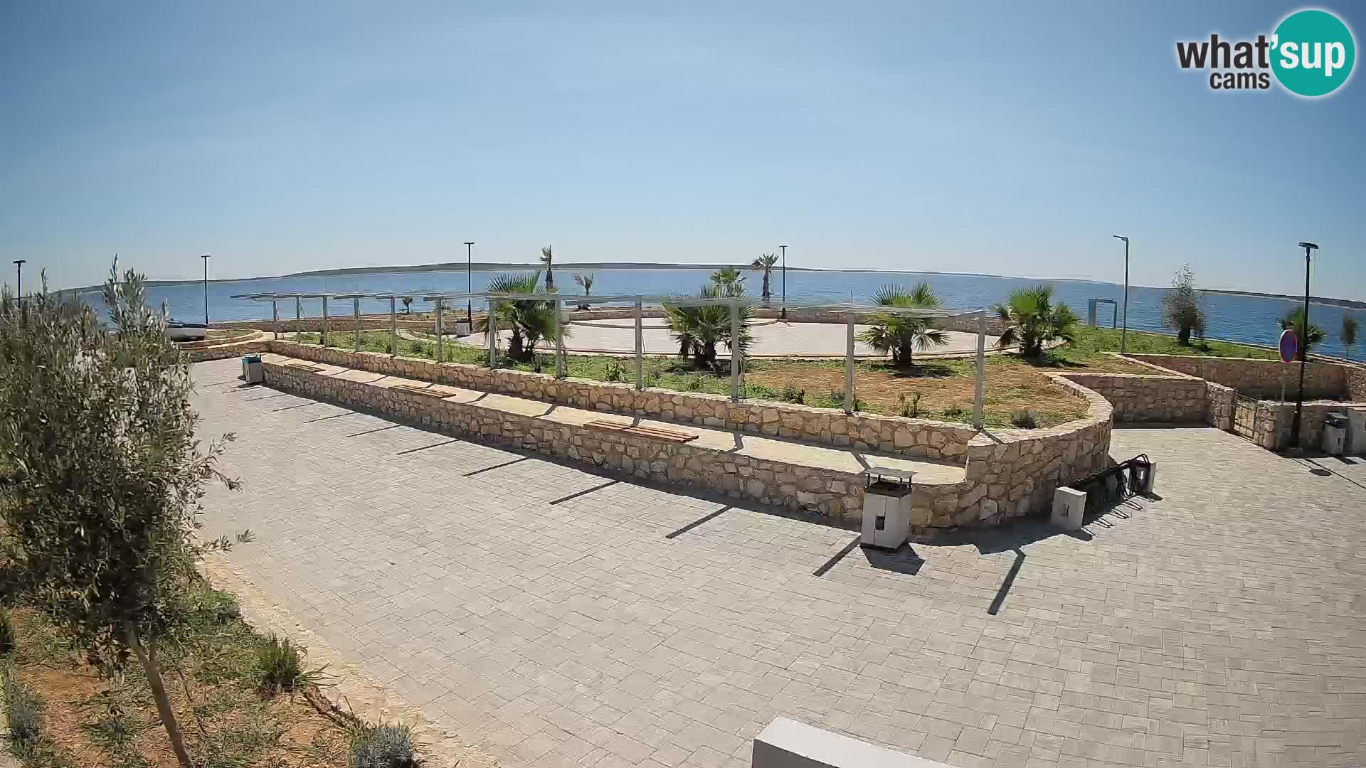 Webcam Mandre – Escenario de verano Velika điga | Isla de Pag