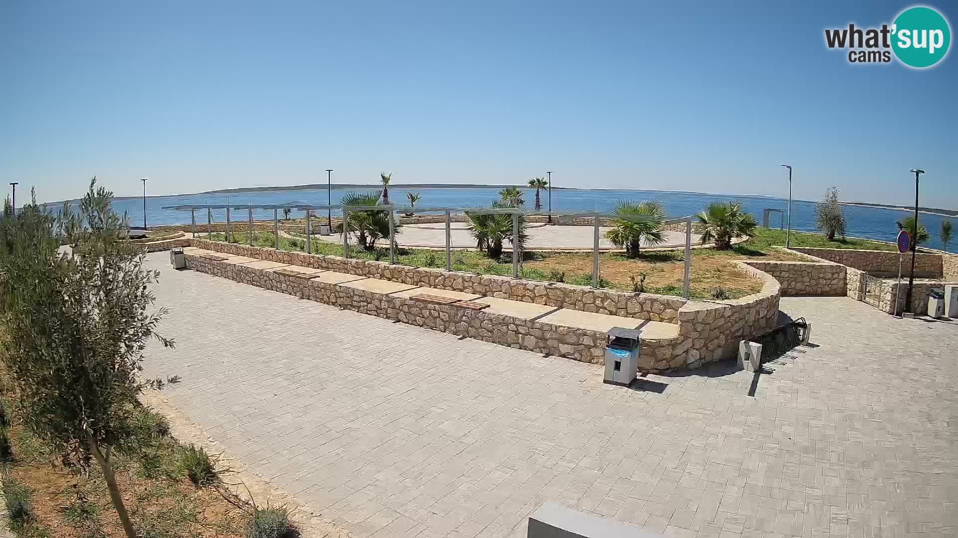 Mandre Summer Stage Webcam – Velika điga | Pag Island