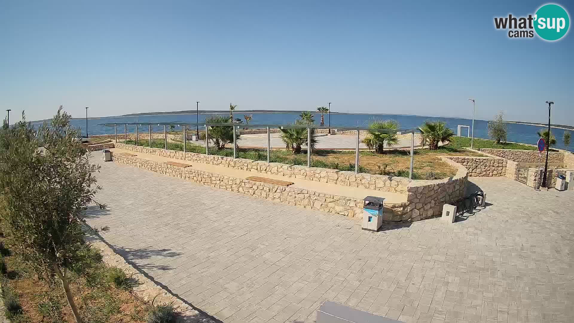 Mandre Summer Stage Webcam – Velika điga | Pag Island