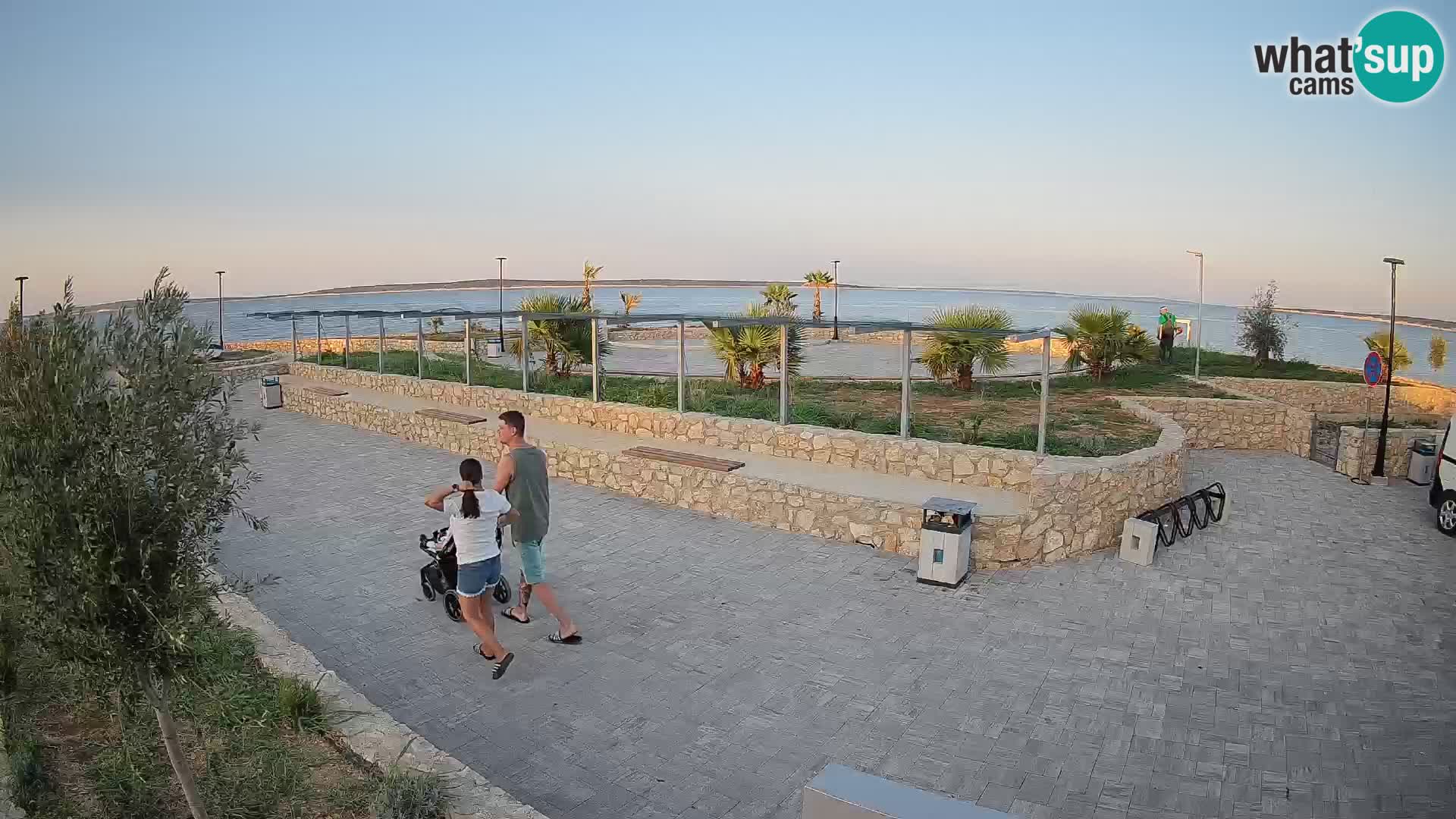 Webcam Mandre – Scène estivale Velika điga | Île de Pag