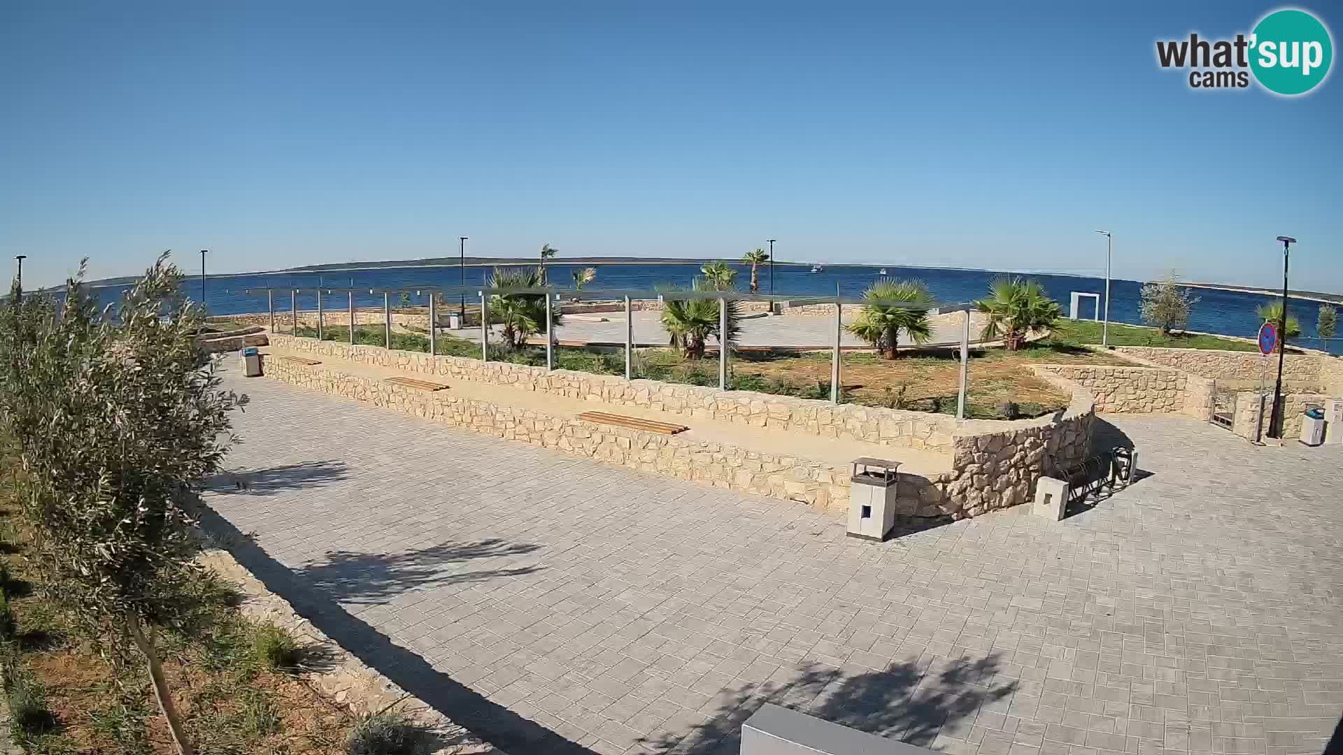 Webcam Mandre – Escenario de verano Velika điga | Isla de Pag
