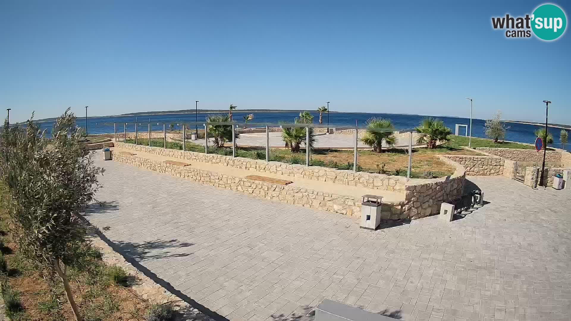 Mandre Summer Stage Webcam – Velika điga | Pag Island
